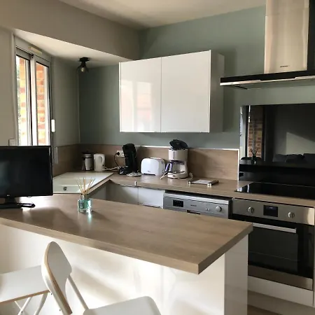 Bel 4 Personnes Balcon, Centre 公寓 勒图凯－巴黎普拉日