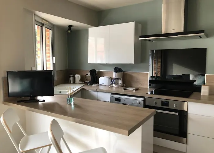 Bel 4 Personnes Balcon, Centre Lejlighed Le Touquet